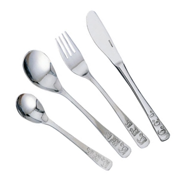 Příbor jídelní dětský SET 4D-OK BABY kazeta